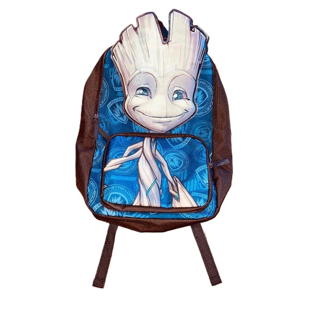 Marvel Guardians of the Galaxy Kids Brown Graphic Design Groot Backpack